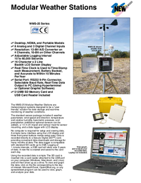 Thumbnail of document Data Sheet - WMS-25-NEMA Modular Weather Monitoring & Data Storage Stations